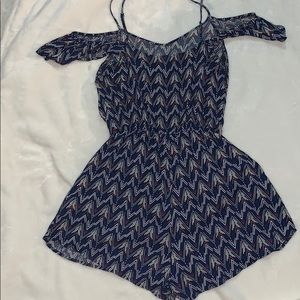Patterned romper